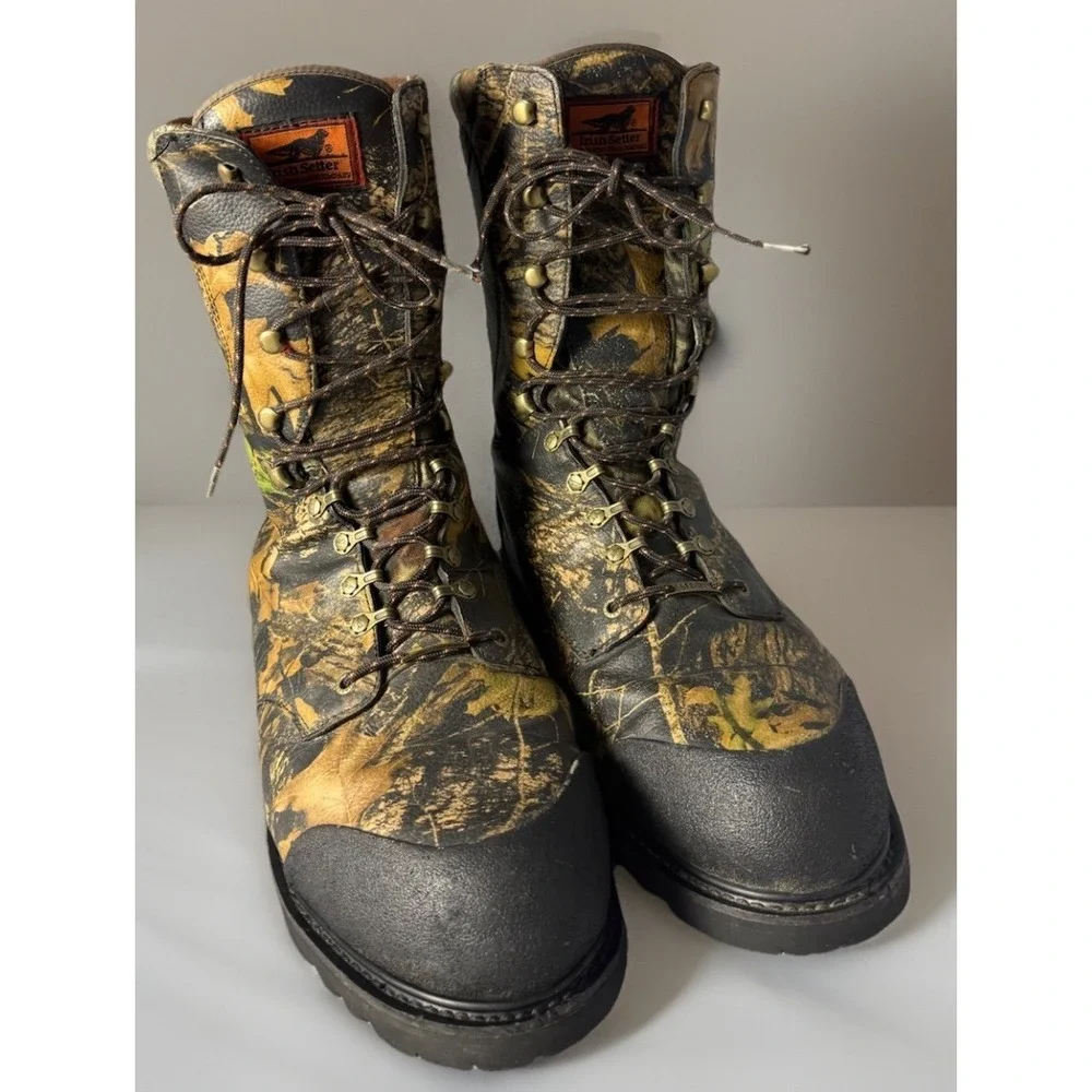Irish Setter Men's GORE-TEX Insulated 1000 Gram Camo Hunting Boots Men's 15D